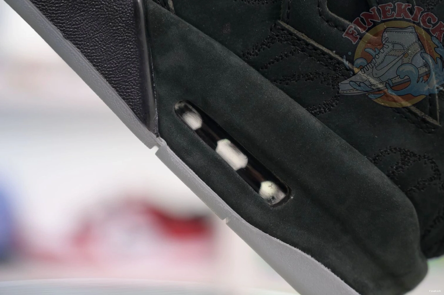 black kaws Jordan Air 4 Jordan 0217